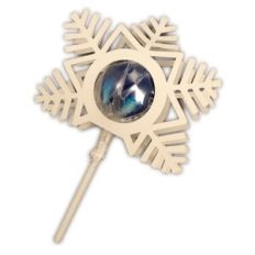 Lollipop Sleeve Snowflake Pointy