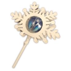 Lollipop Sleeve Snowflake Leafy