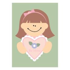 Be Mine Girl Card