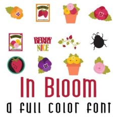 In Bloom Full Color Font