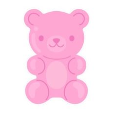 Bright Pink Gummy Bear