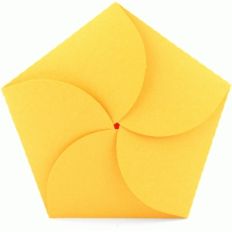 lori whitlock pentagon petal fold card