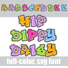 Hip Dippy Daisy Color Font