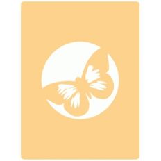 butterfly centre journaling card
