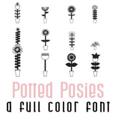Potted Posies Doodlebat Font