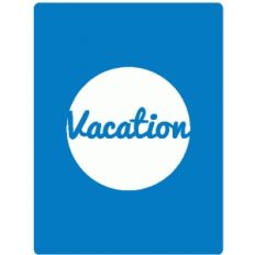 vacation 3 x 4 journaling card