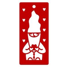 Swedish Tomten Nisse Elf Valentine Gift Tag