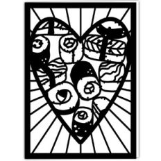 Japanese Sushi Heart Card