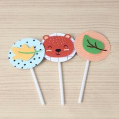 Cupcake Topper Bear