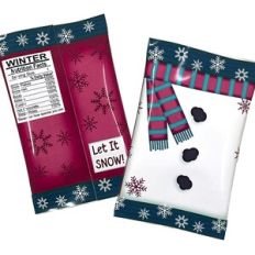 Winter Snowman Suit Chip Bag