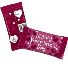 Valentine's Day Heart Candy Bar Printable size 2