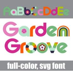 Garden Groove Color Font