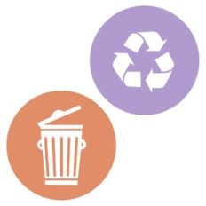 Recycling and Trash Icons