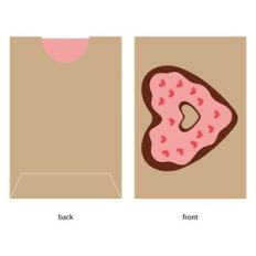 Heart Donut Gift Card Holder
