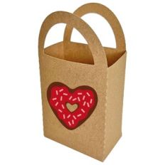 Bag with Sprinkle Heart Donut