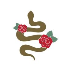 Snake And Roses