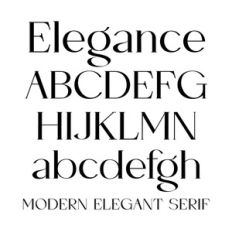 BFC Elegance Modern Skinny Serif Classy Font