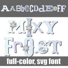 Mixy Frost Color Font