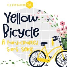 ZP Yellow Bicycle Bold