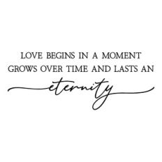 love begins in a moment