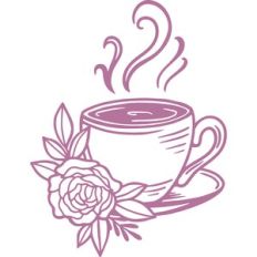 floral cup and saucer