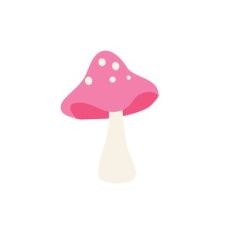 Dark Pink Mushroom