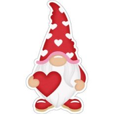 Love Gnome holding heart