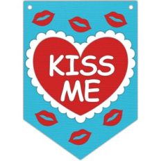 banner kiss me