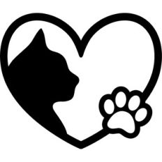 love cat heart