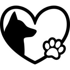 love dog heart