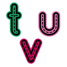 Tracing Alphabet Lowercase Letters Activity - t-v