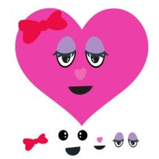 Build A Miss Valentine Heart Decoration Activity Set