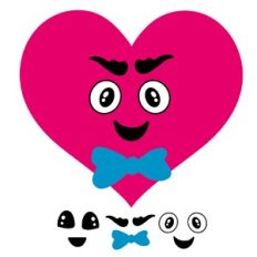 Build A Mr Valentine Heart Decoration Activity Set