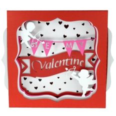 Valentine Cupid Illuminated Gift Card Box