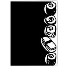 Sushi Edged Card
