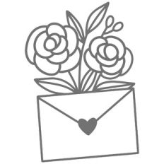 Love Mail with Flowers