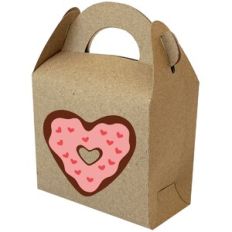 Tall Gable Box with Heart Donut
