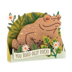You Toad-ally Rock! 3D Box Card