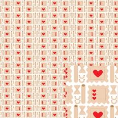 White Pasta Heart Paper