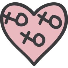 Heart with XO