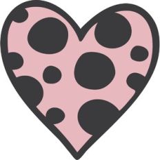 Polka Dot Heart