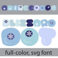 Blizzard Dot Color Font
