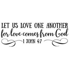 Let us love another