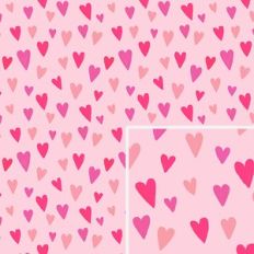 Pink Hearts Pattern