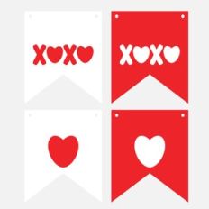Valentine's Pennant PC 07