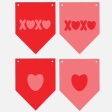 Valentine's Pennant PC 04