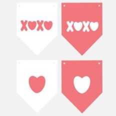 Valentine's Pennant PC 03