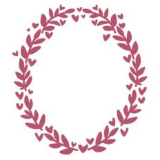 Heart Oval Frame