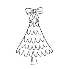 Tree with bow