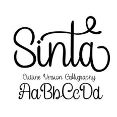Sinta Outline Font